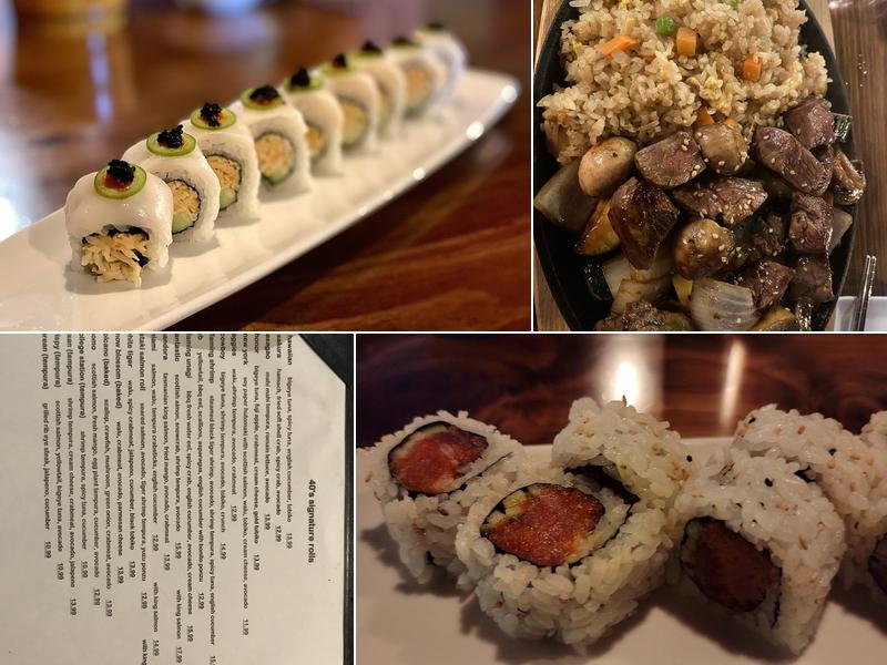 40 Tempura Sushi Restaurant Menu