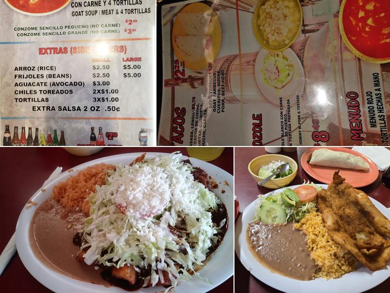 El Cabrito Menu