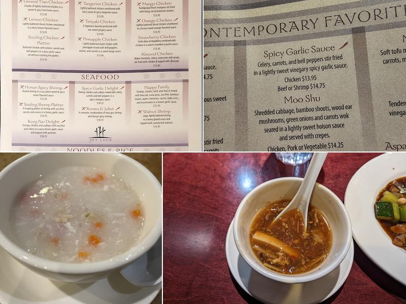 Joy Luck Bountiful Menu