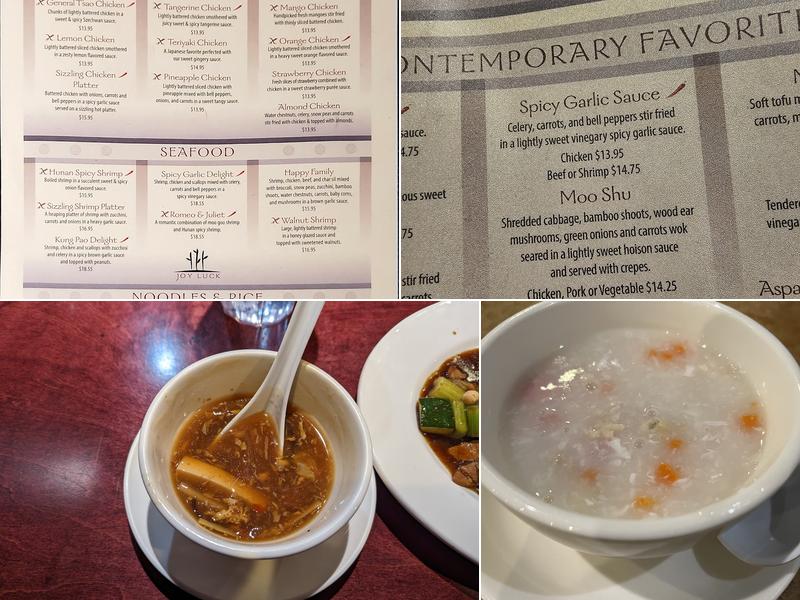 Joy Luck Bountiful Menu