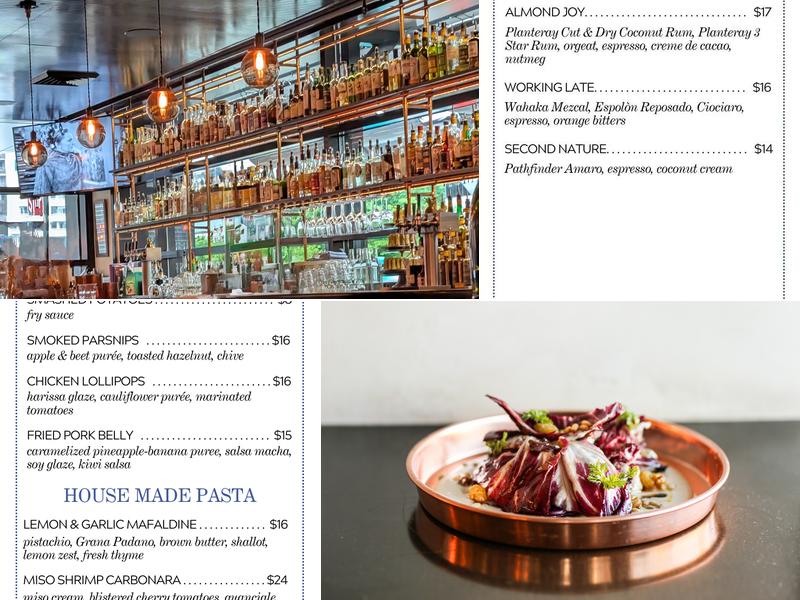Copper Common Menu
