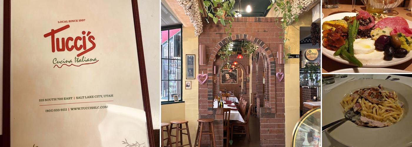 Tucci's Cucina Italiana Menu