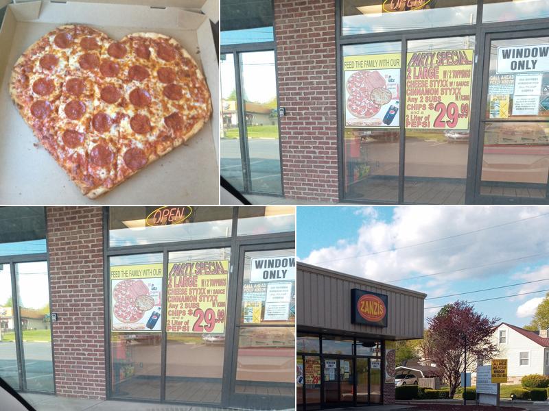 Zanzi’s Pizza 3301 13th St, Ashland