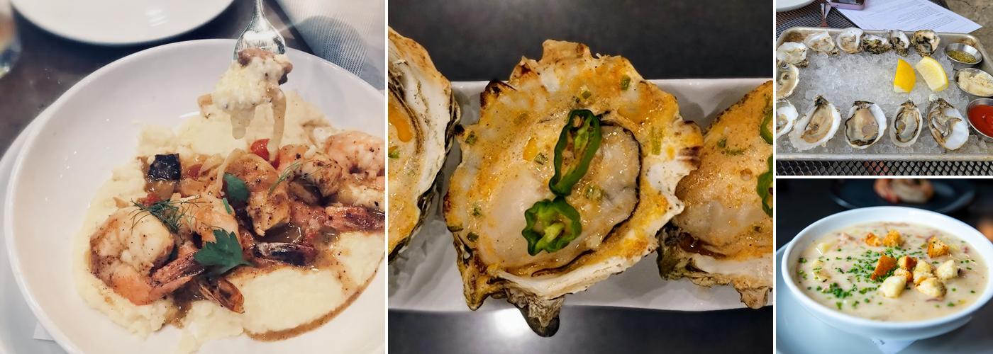 Current Fish and Oyster Menu
