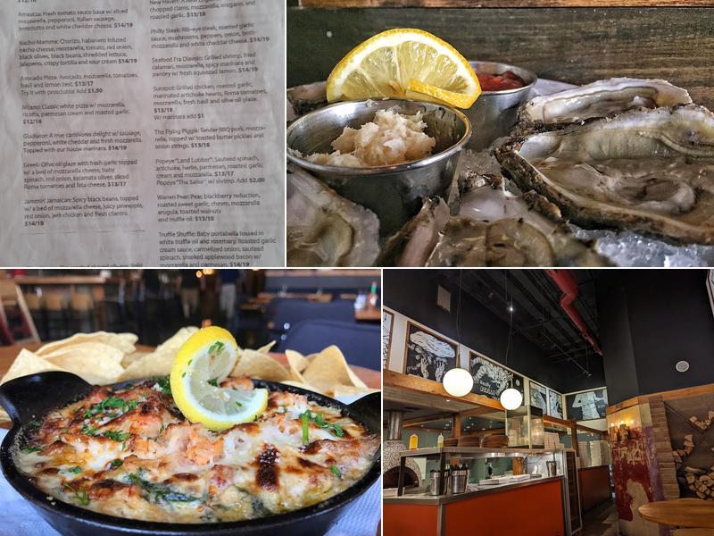 Backyard Pizza and Raw Bar Menu