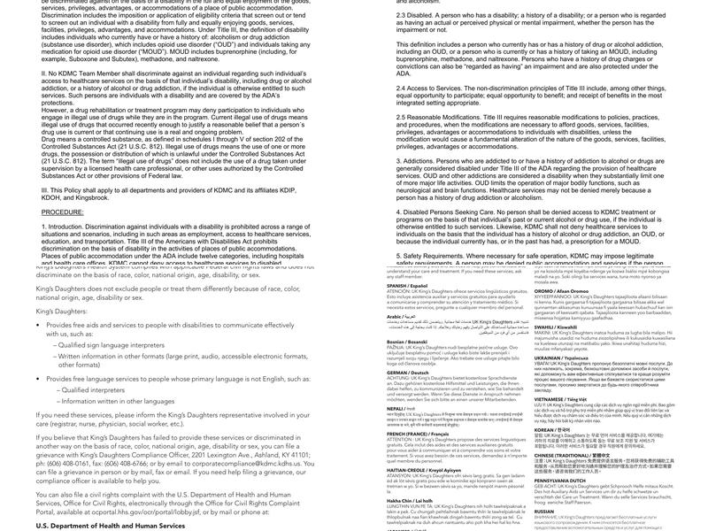 Sweet Caroline's Cafe Menu