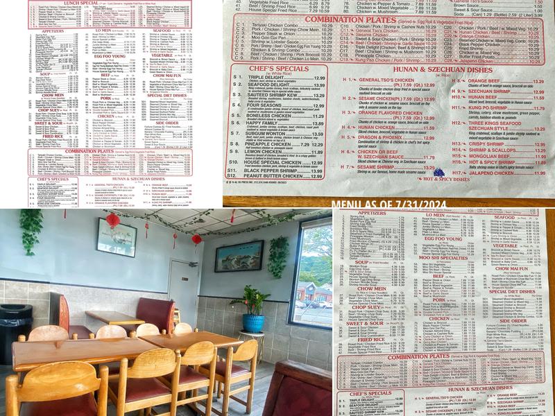 Silver Palace Menu