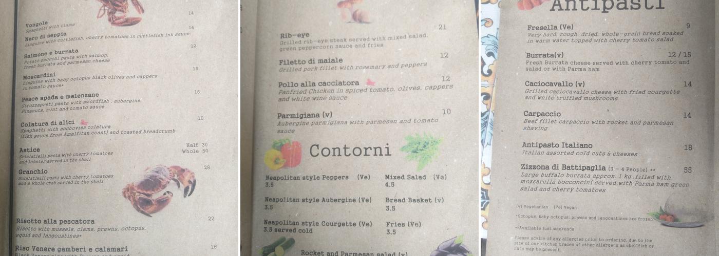 Marcus Kitchen & Bar Menu