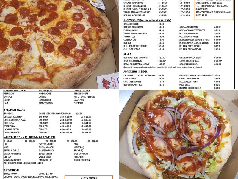 The Hornet's Nest Menu