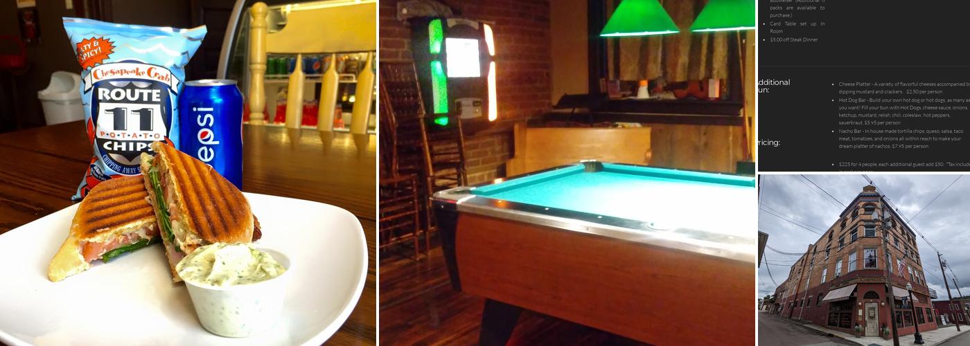 Morguen Toole Company Hotel Menu