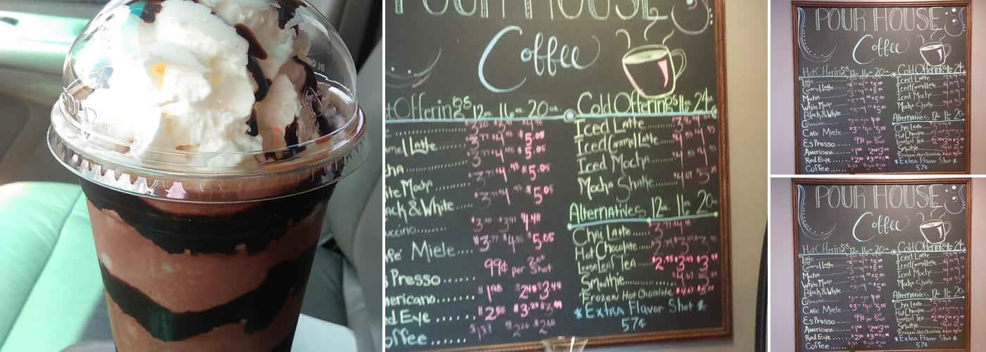 Pour House Coffee Menu