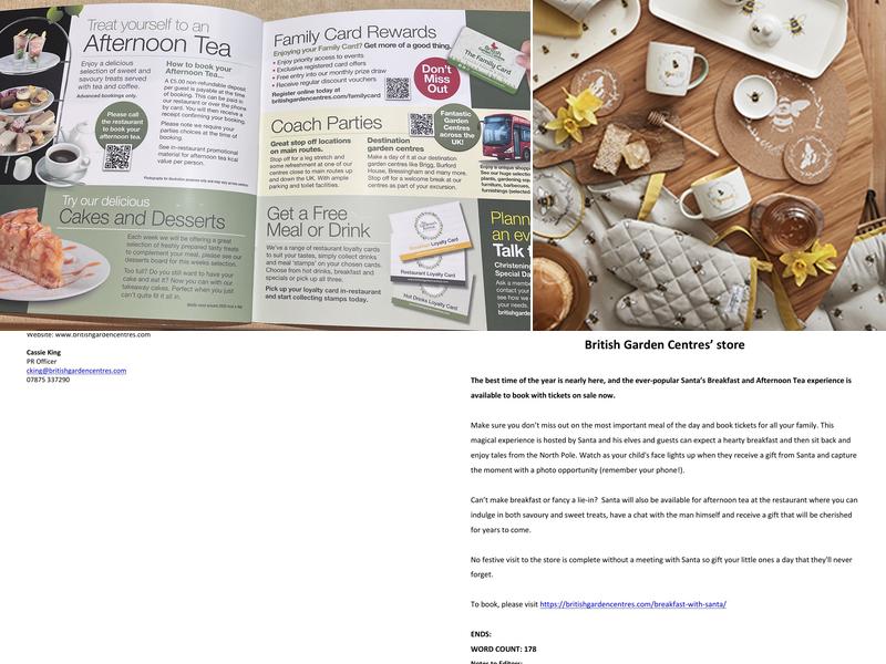 Gardener's Retreat Menu