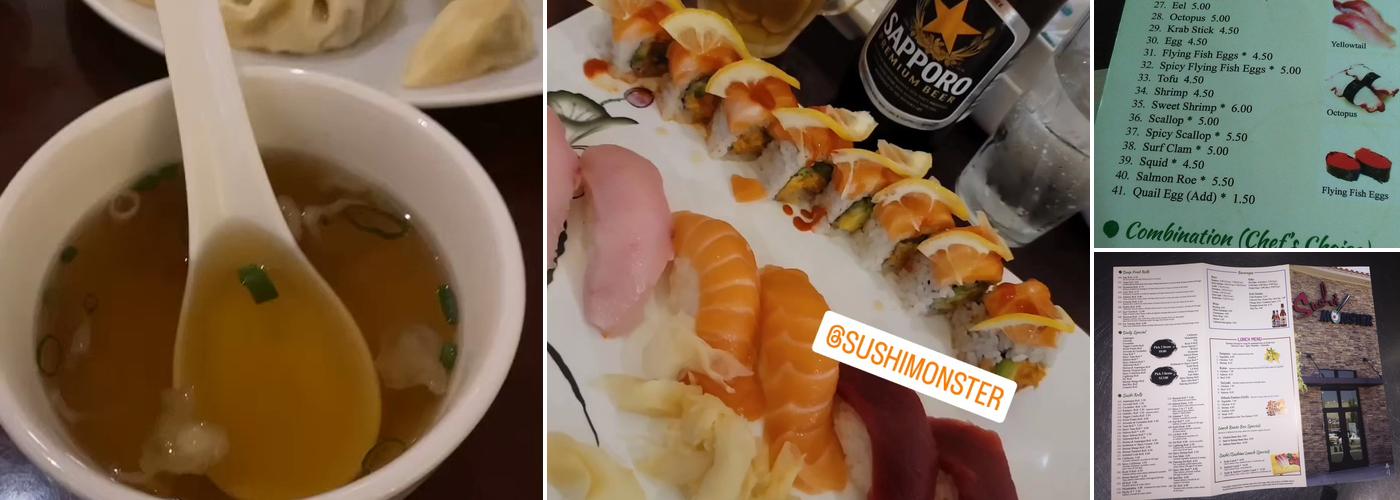Sushi Monster Menu