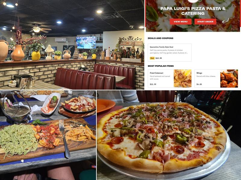 Papa Luigi's Pizzeria Menu