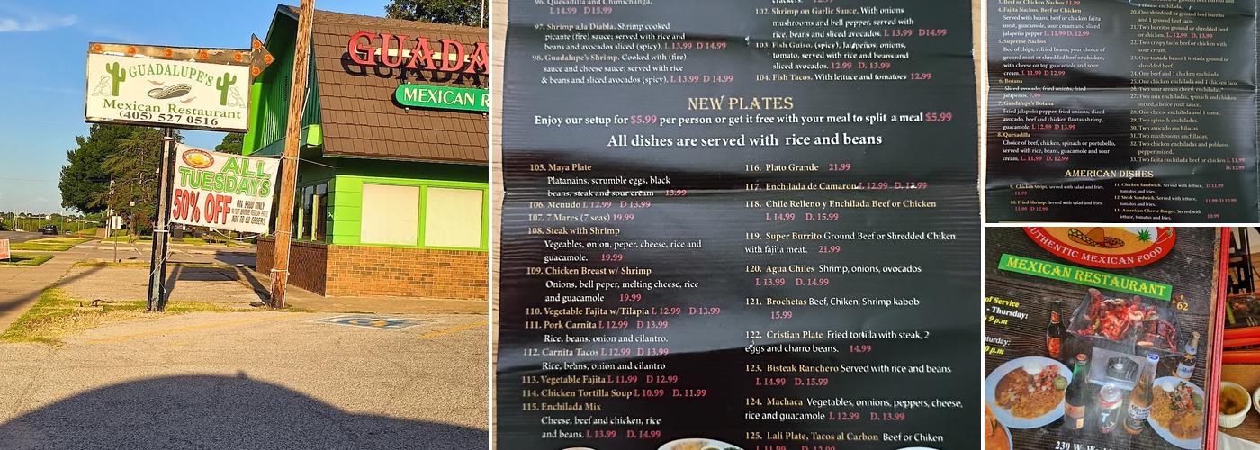 Guadalupe's Menu