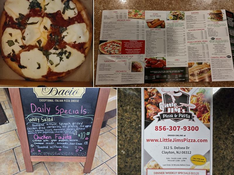 Little Jim's Pizza Menu