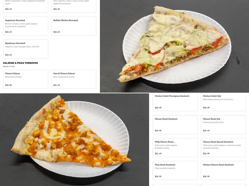 Papa Luigi's Pizza Menu