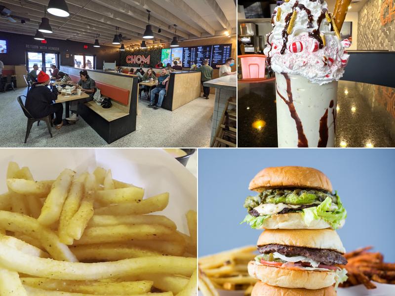 CHOM Burger Menu
