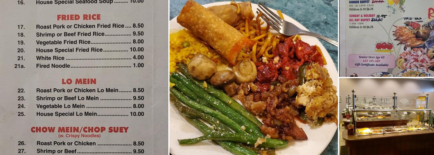 Green Tea Buffet Menu