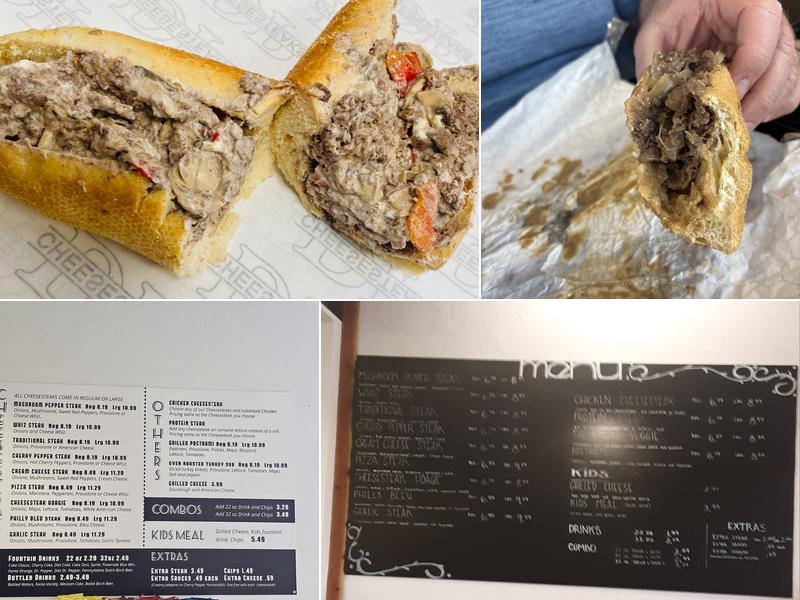 DP CHEESESTEAKS Menu