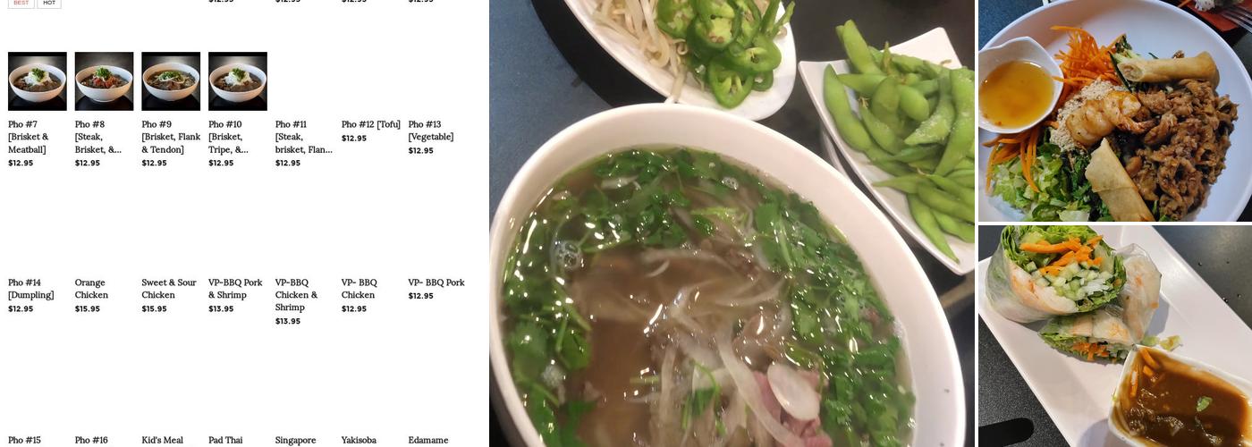 Phở Plus Menu