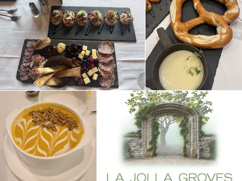 La Jolla Groves Menu