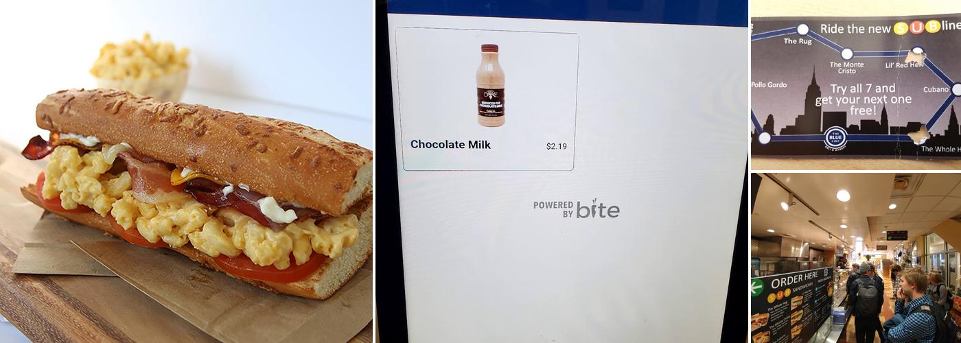 The Blue Line Deli and Market Menu