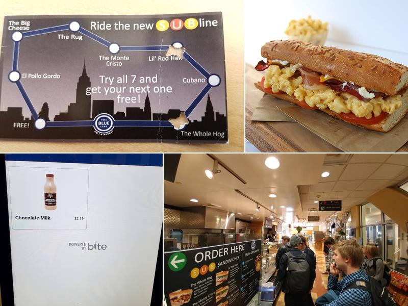 The Blue Line Deli and Market Menu