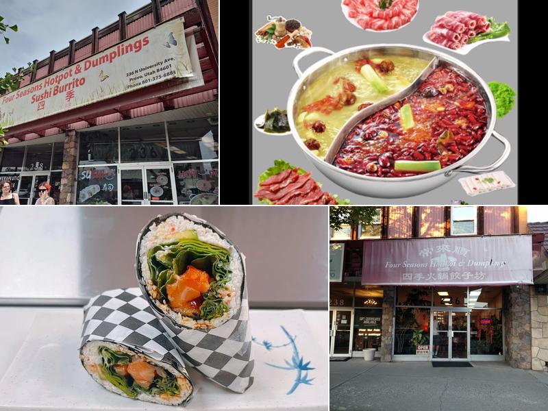 Four Seasons Hot Pot & Dumplings 236 N University Ave, Provo