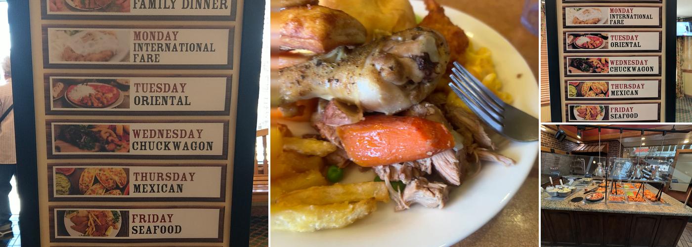 Chuck-A-Rama Buffet Menu