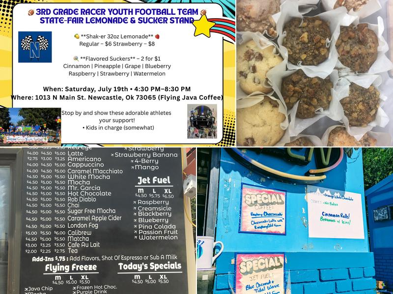 Flying Java Coffee Menu