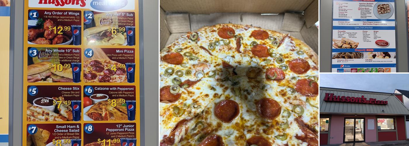 Husson's Pizza - South Charleston Menu