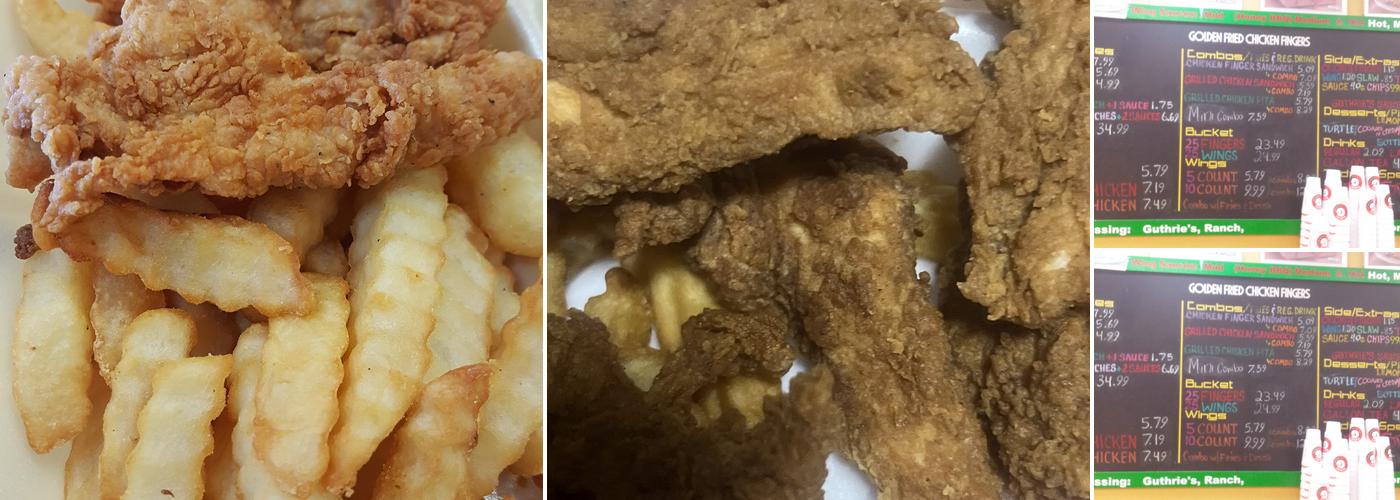 Guthrie's Restaurant Menu