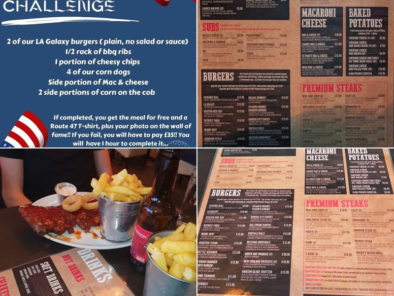 Route 47 American Steakhouse and Grill Menu