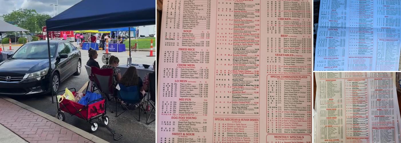 Main Tin Restaurant Menu