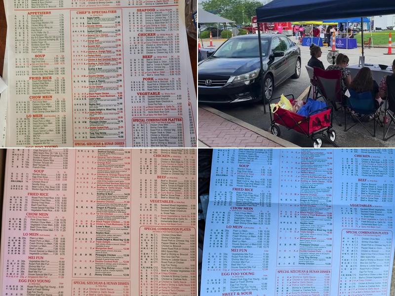 Main Tin Restaurant Menu