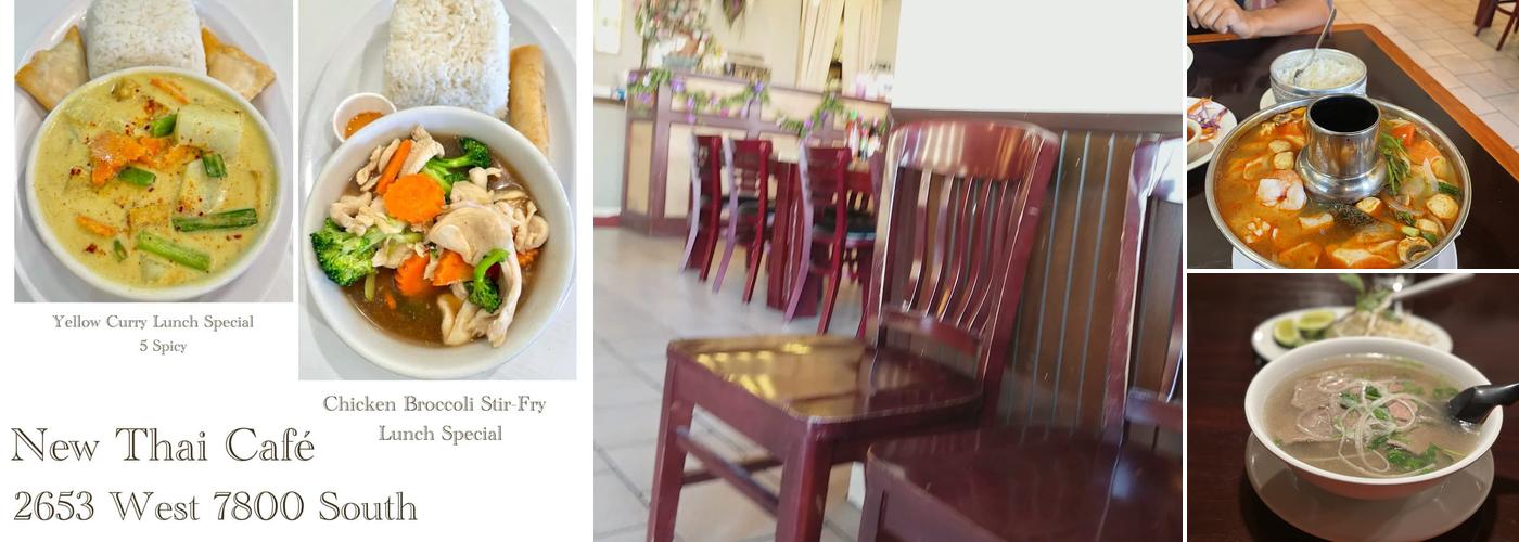 New Thai Cafe Menu