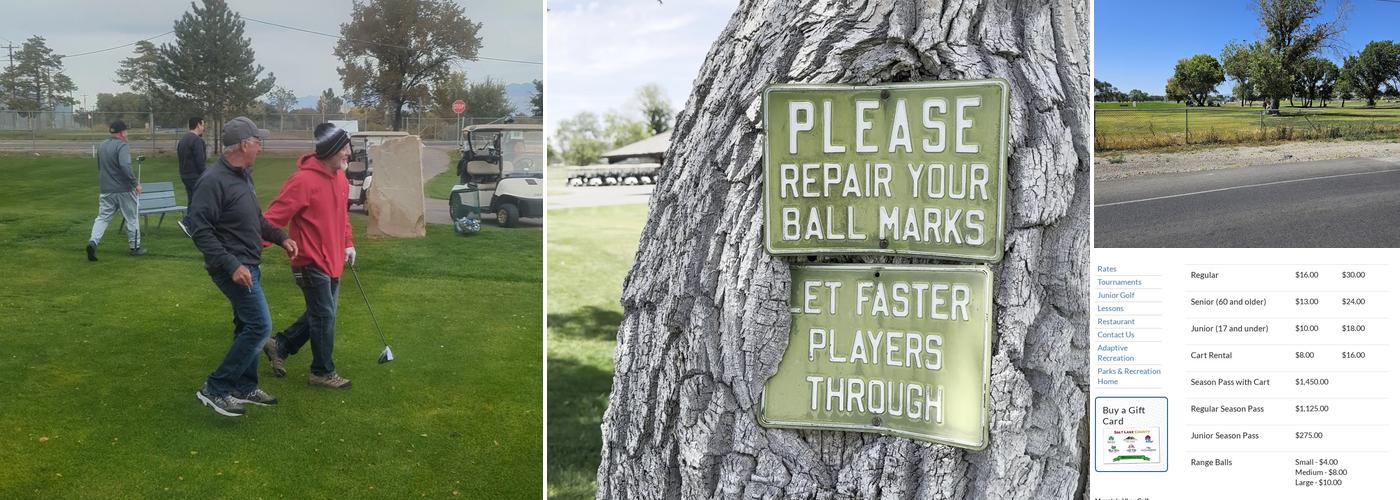 Mountain View Golf Course Menu