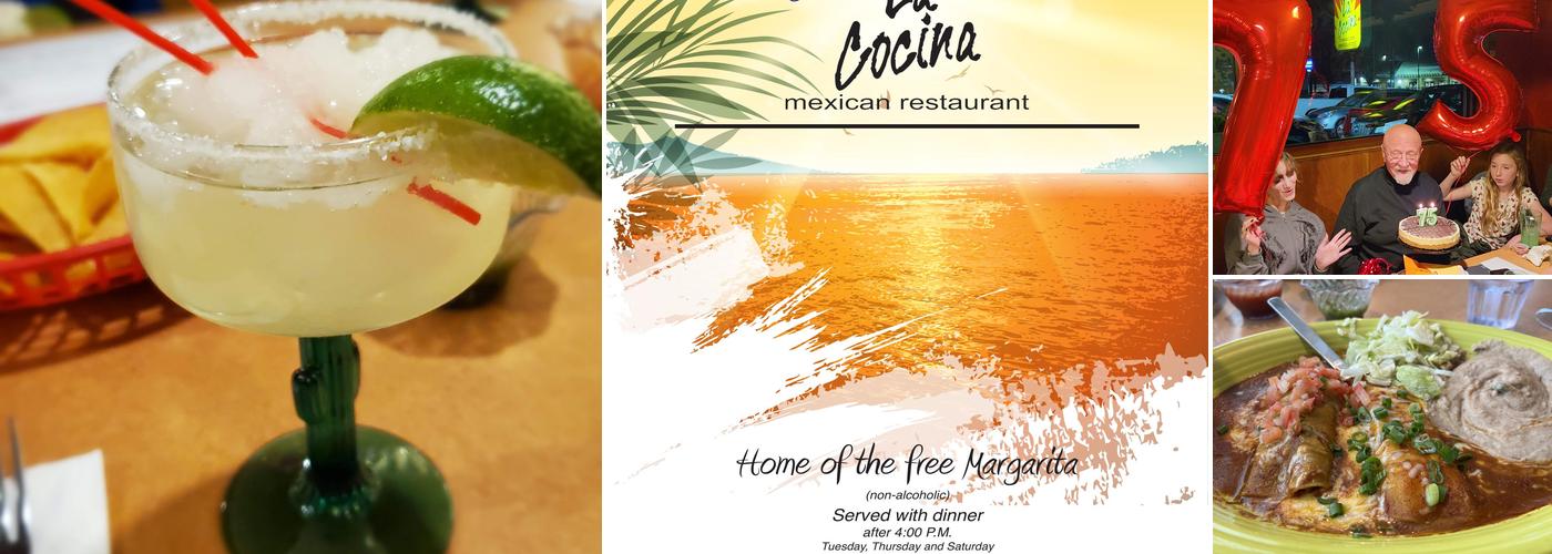 La Cocina Mexican Restaurant Menu