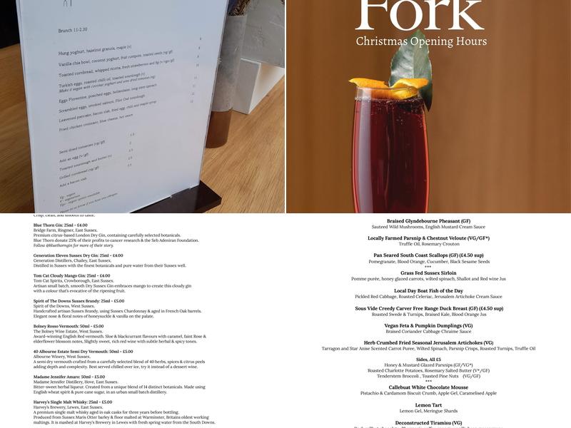 Fork Menu