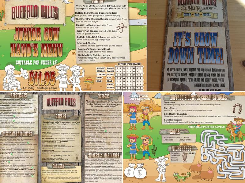 Buffalo Bill's Menu