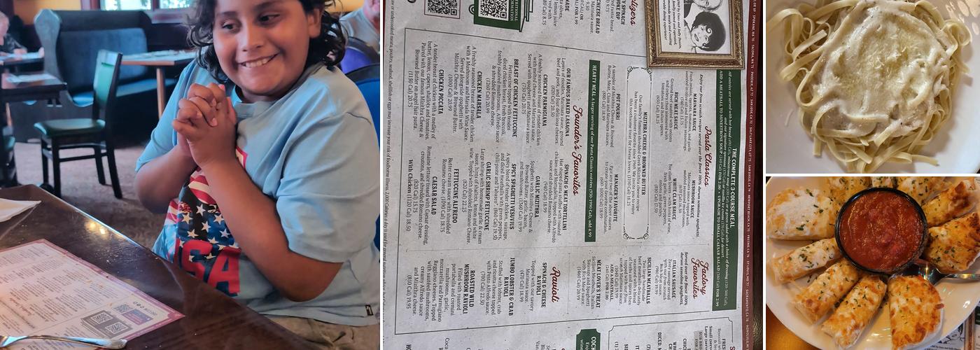 The Old Spaghetti Factory Menu