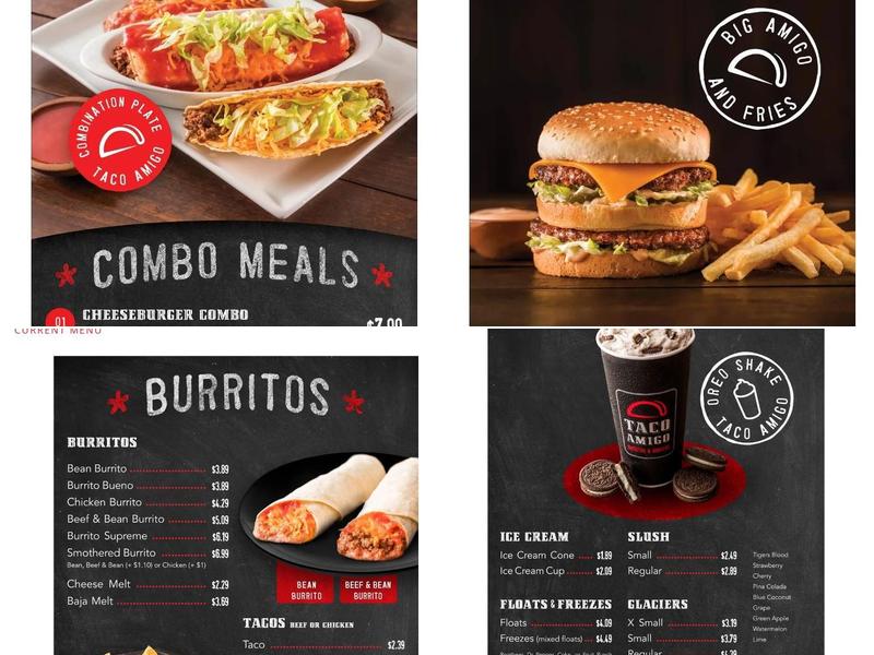 Taco Amigo Menu