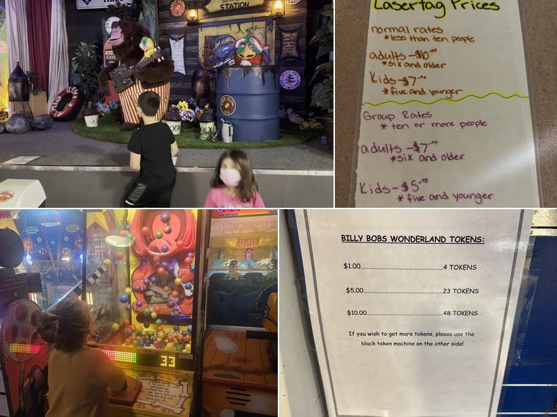 Billy Bob's Wonderland Menu