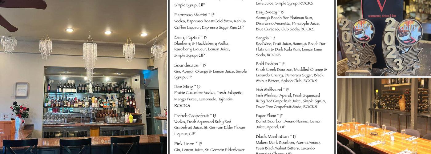 V Restaurant, Bistro & Bar