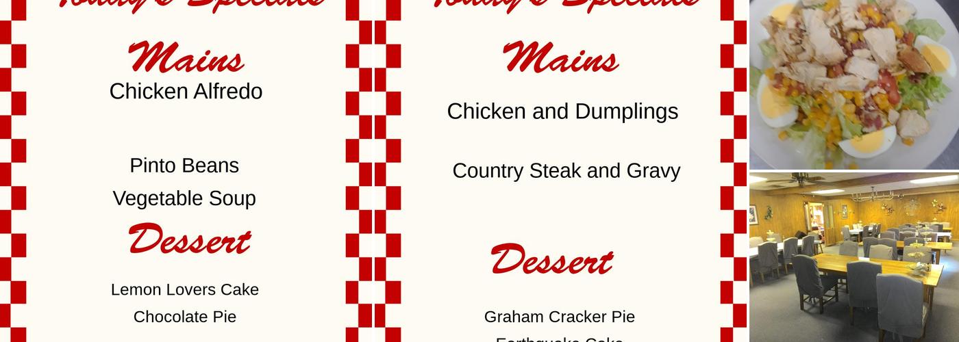 M & R Restaurant Menu