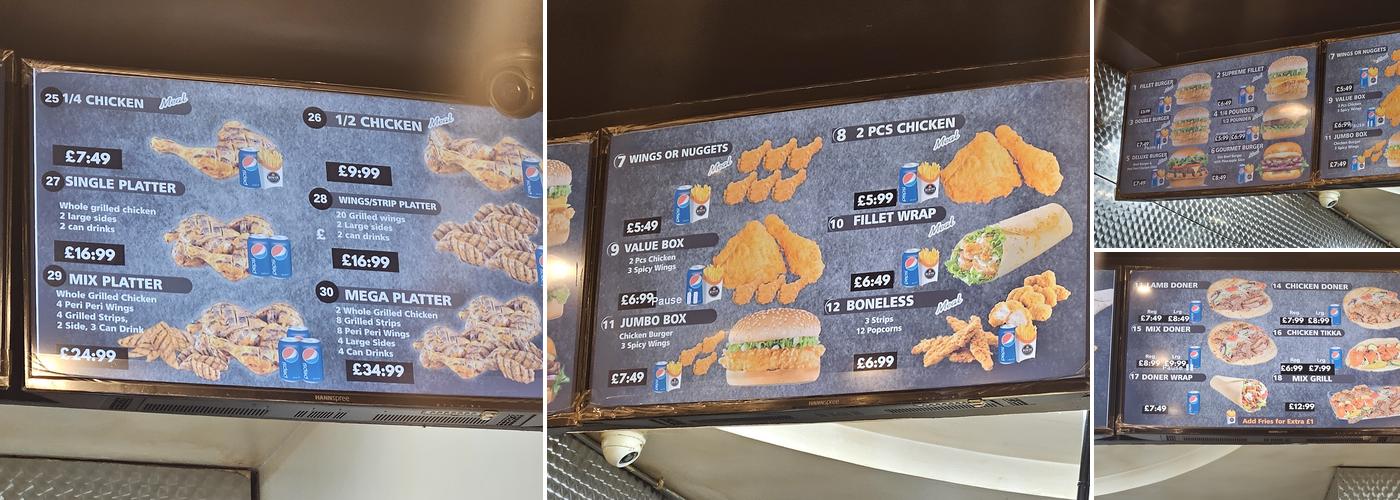 Bonito Grill Harlow Menu