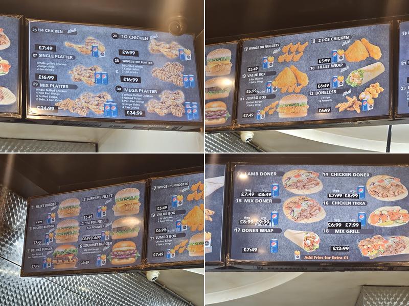 Bonito Grill Harlow Menu