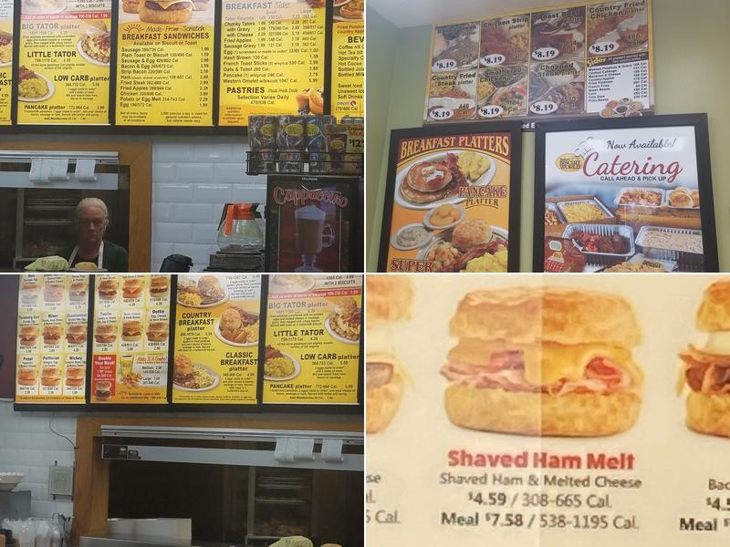 Tudor's Biscuit World Menu