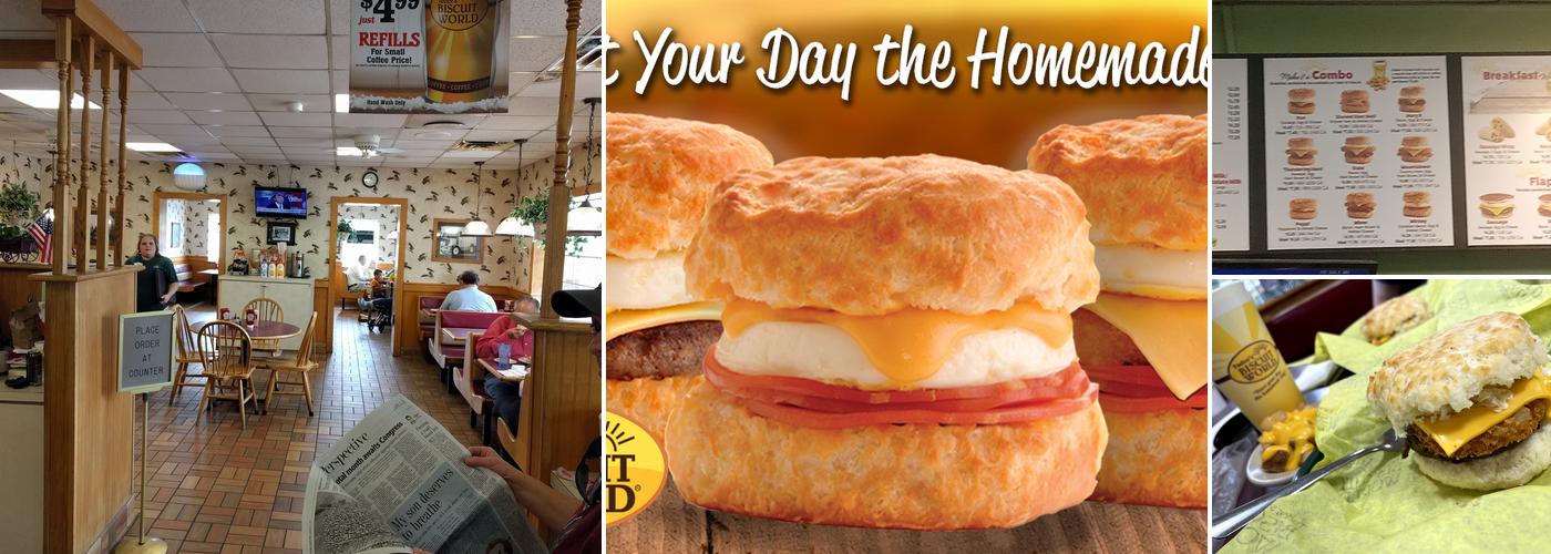 Tudor's Biscuit World Menu